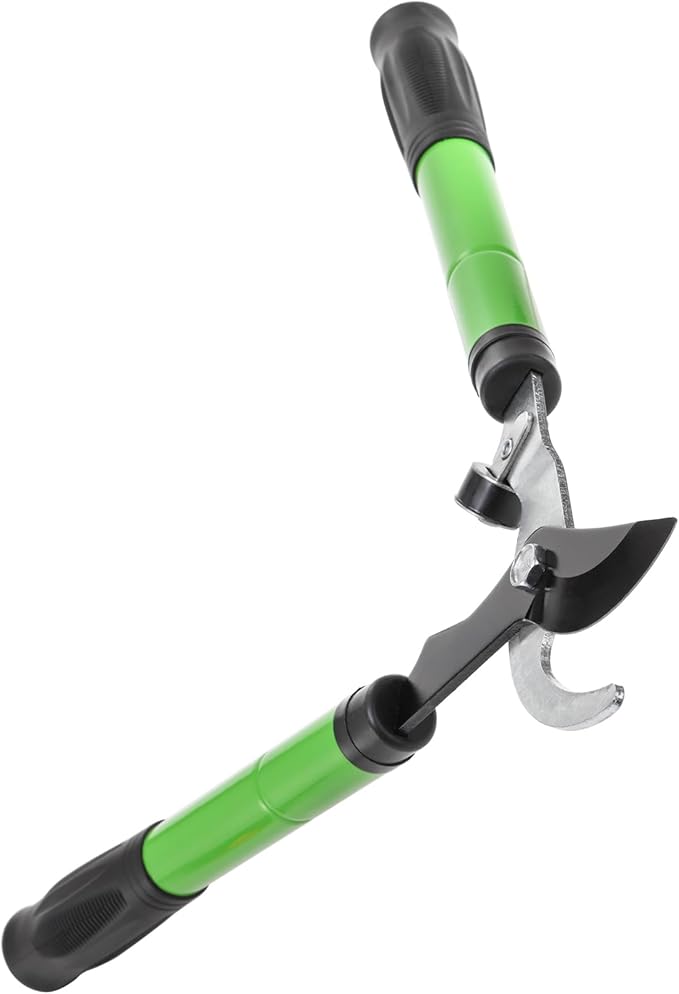Nicunom Extendable Lopper with Compound Action, 17"-23" Garden Loppers SK5 Sharp Blade Tree Trimmer Bypass Pruning Shears, Telescopic Branch Cutter Heavy Duty Tree Pruner