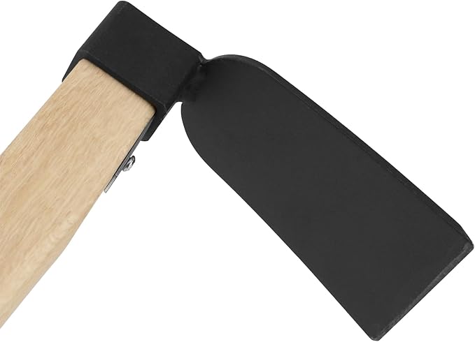 KEILEOHO 2 Pcs 15 Inch Garden Hoe, Hand Hoe Garden Tool, Handheld Hoe Blade Head Hand Hoe for Digging, Loosening Soil, Weeding, Planting