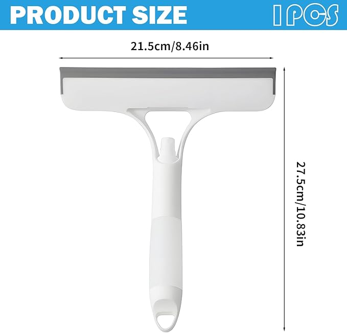3 in 1 Window Cleaning Scraper,Window Cleaning Scraper,Squeegee for Window Cleaning,3 in One Window Cleaning Scraper for Windows,Car Windshields, Bathrooms, Kitchens, All-Purpose Window Cleaner Tool