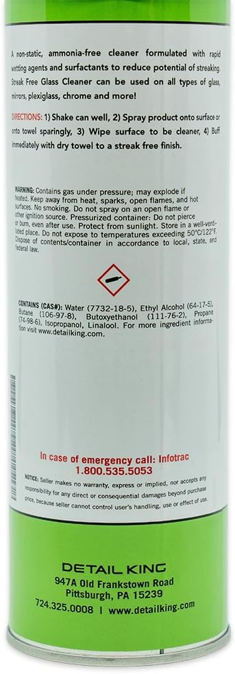 Detail King Streak Free Glass Cleaner (3 Pack)
