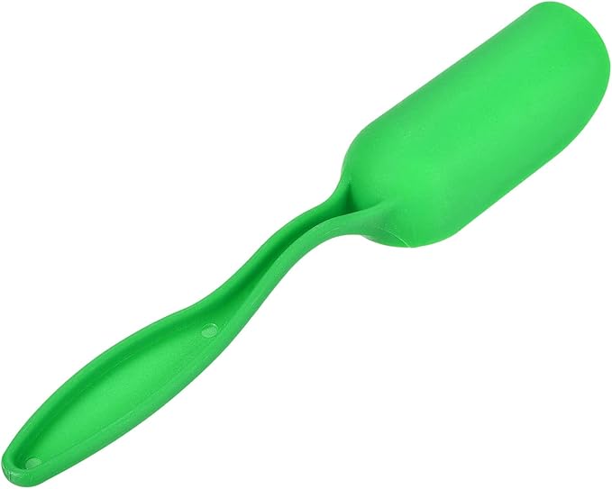 MECCANIXITY 5.7 Inch Gardening Shovel Spoons 6 Pack Mini Soil Scoops Cultivation Transplanting Tools, Green