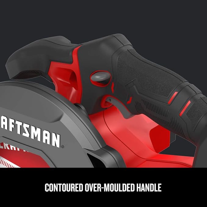 CRAFTSMAN V20 Cordless Circular Saw, 6-1/2 inch, Bare Tool Only (CMCS500B)