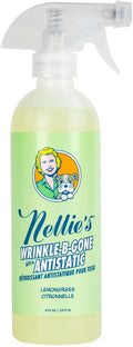Nellie's Wrinkle-B-Gone - Plant-Based Clothing Static & Wrinkle Remover - Convenient, Responsible, and Effective - Revitalize Your Clothes in Minutes (16 fl oz) - Made in Canada