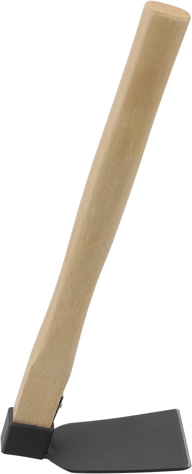 KEILEOHO 2 PCS 15 Inch Handheld Hoe, Hand Hoe Garden Tool, Carbon Steel Head and Wood Handle Garden Hoe for Transplanting, Digging, Planting, Loosening Soil, Camping