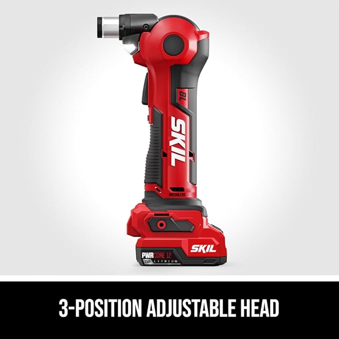 SKIL 12V Brushless Auto Hammer Kit Including 2.0Ah USB-C Battery and 20W USB-C Charger-AH6552A-11