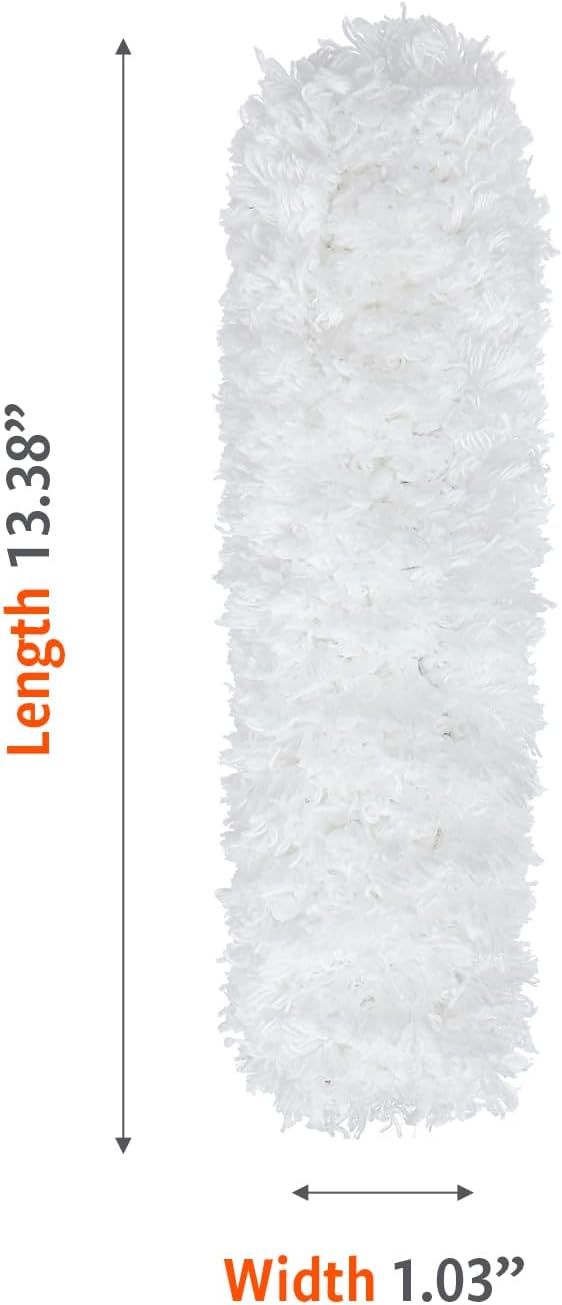 Full Circle Dust Whisperer Microfiber Duster Refill - Extendable, Washable, For Ceiling Fans, Blinds, Furniture