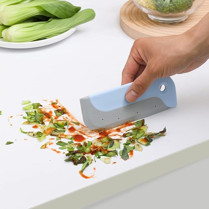 Amouy Small Rubber Squeegee(2 Pack),Kitchen Sink Squeegee for Countertops and Dishes.Multi-Purpose,for Vanity Tops,Bathroom Mirrors,Car Windows and Side Mirrors