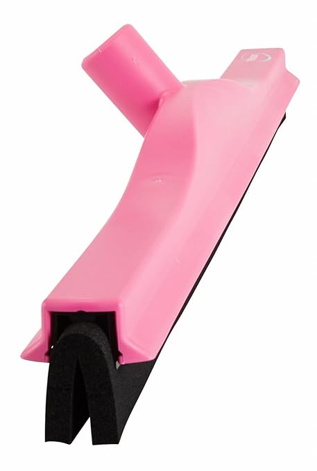 Vikan 77541 Squeegee,Fixed Head,Floor,24",PP/RB,Pink