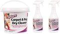 Capture Carpet & Rug Dry Cleaner w/Resealable lid (4 Pound) Pre-Mist Soil Release Carpet Cleaning Pre Spray (2 Pack) Bundle