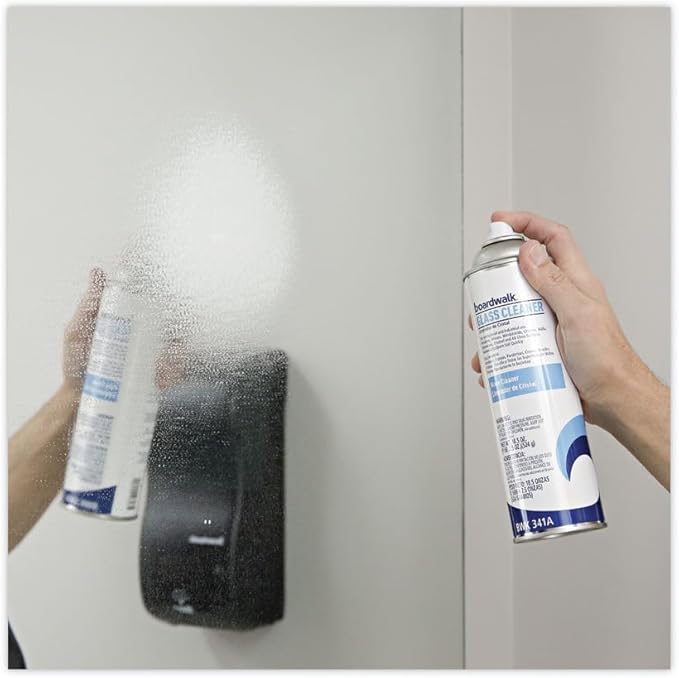 Boardwalk 341ACT Glass Cleaner, Sweet Scent, 18.5 oz. Aerosol Can (Case of 12)