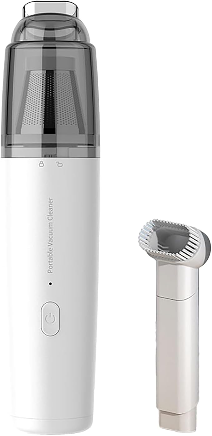 Portable Car Vacuum Cleaner, Cordless Handheld Vacuum, Lightweight Mini Vacuum for Car and Home with Washable HEPA Filter, Rechargeable