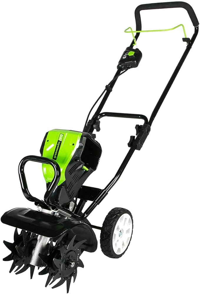 Greenworks Pro 80V 10 inch Cordless Tiller Cultivator, Tool Only, TL80L00