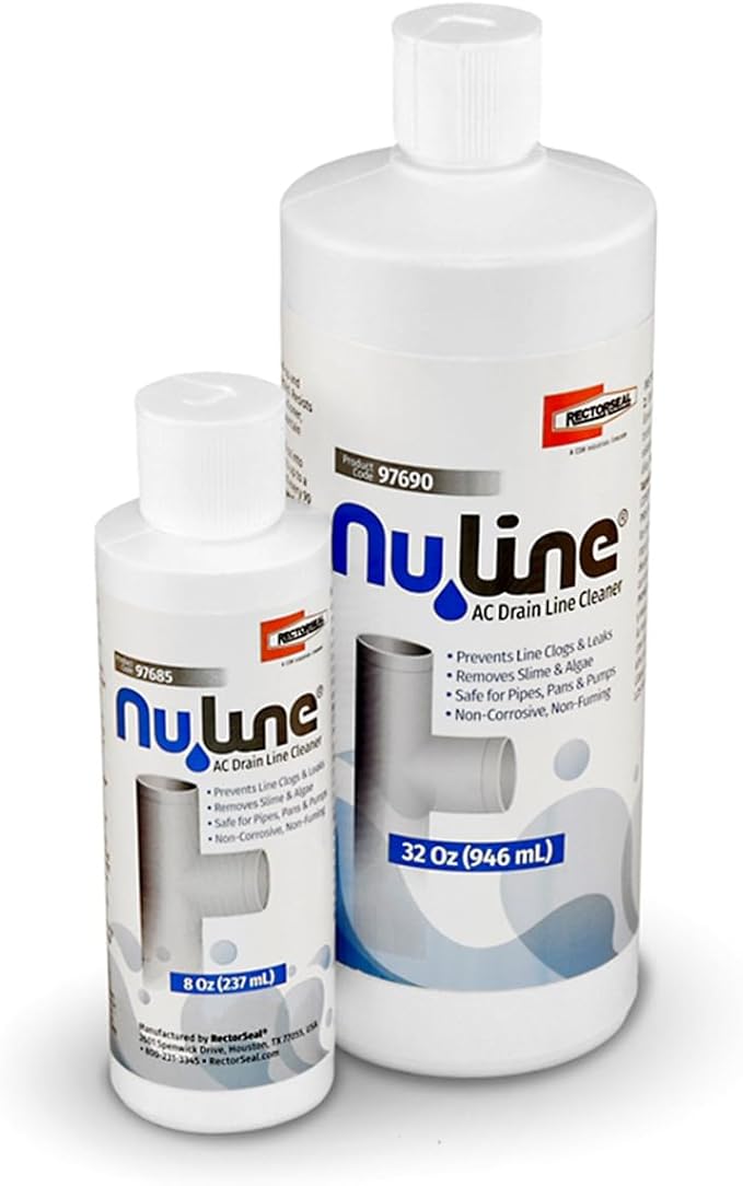 Nu-Line Drain Cleaner, 8 Ounce - Sold Each