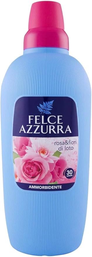 FelceAzzurra Fabric Softener, Rose and Lotus Flower Scent, Liquid Form, 30 Washes