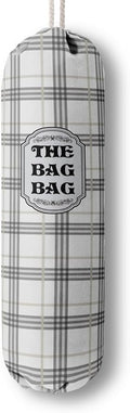 Classic Buffalo Check Plaid Grocery Bags Holder Organizer For Shopping Bags, Wall Mount Plastic Bags Storage Container Dispensers, Kitchen Housewarming Gifts For Women Family Friends Grandma Mom (A-9)