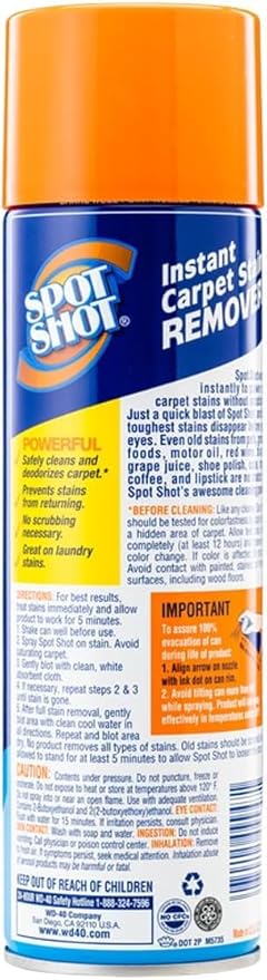 Spot Shot Instant Carpet Stain Remover, 16 oz (1)