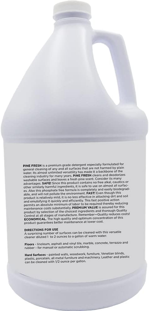 Lundmark Pine Fresh, Heavy Duty Cleaner & Deodorant, 1-Gallon, 3898G01-4, Pack of 1