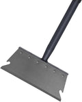 Garden Shovel, Ice Scraper, Multifunctional Cleaning Shovel with 59" Adjustable Handle Heavy Duty Garden Tool for Lawn Edging, Scraping, Weed and Ice Removal