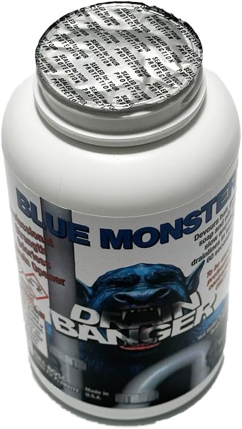 Set of 2 Blue Monster Drain Banger Drain Cleaner