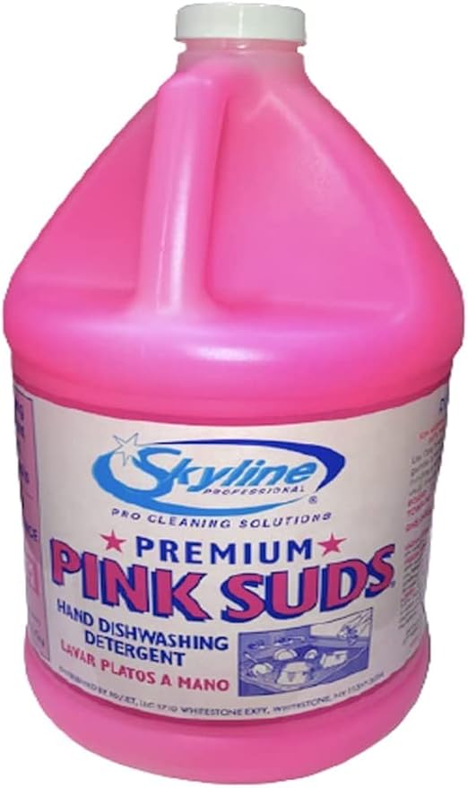 Geemy Premium Hand Dishwashing Pink Suds Detergent 1 Gallon Made in USA