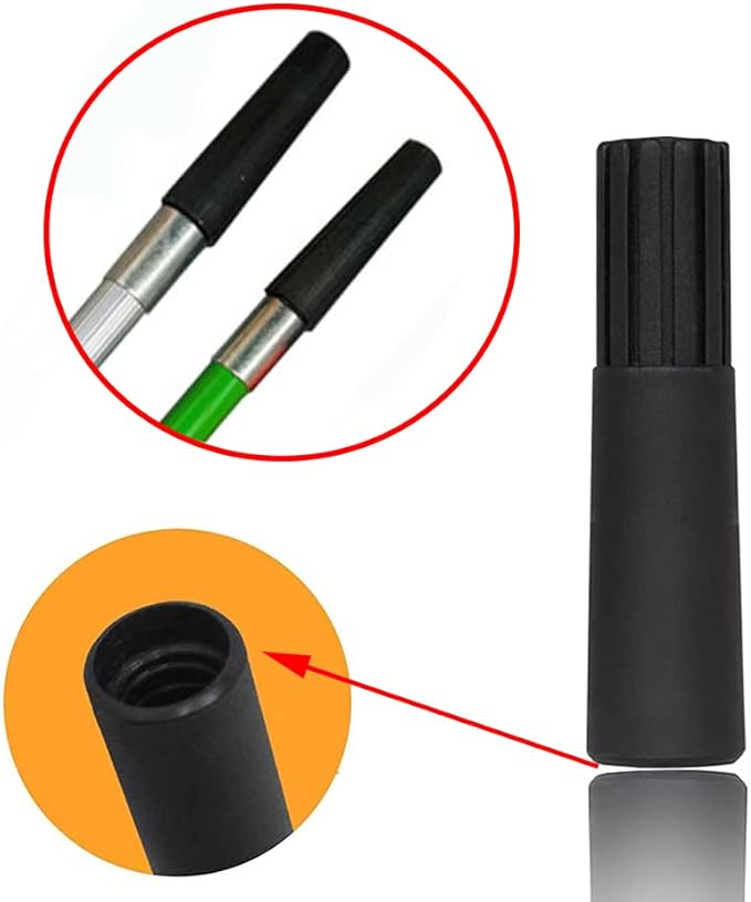 RYFCRRZ Squeegee Adapter - Squeegee Pole Adapter - Window Squeegee Adaptor - Change The Threaded Tip to A Standard Friction Taper Fit - 3pc