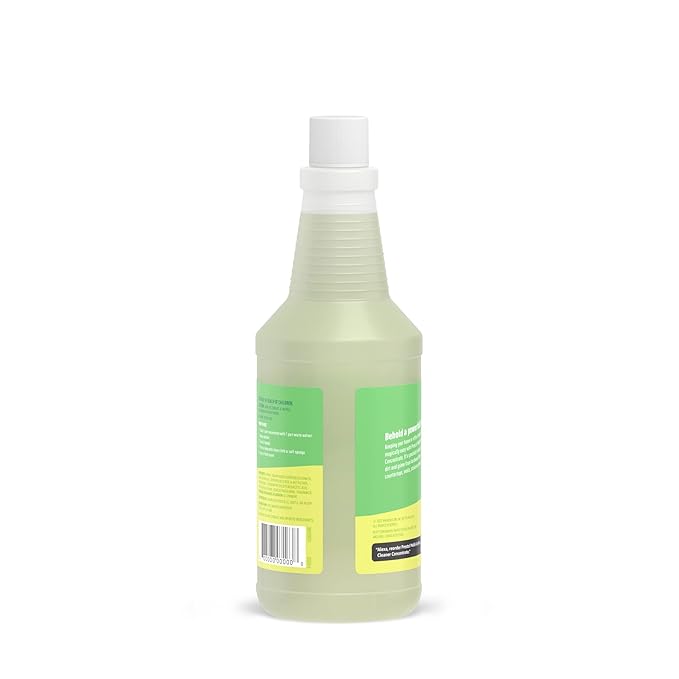 Amazon Brand - Presto! Multi-Surface Cleaner Concentrate, 2X Concentrated Formula, Lemon Scent, Streak-Free All Purpose Cleaner for Hardwood Floors, Tile, Countertops, 32 fl oz, 2-Pack