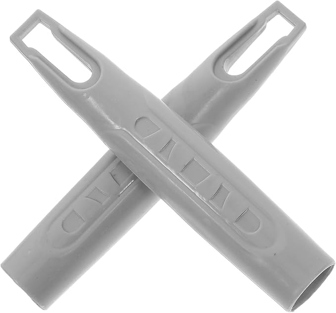 VALICLUD 2pcs Gray 19mm Plastic Broom Handles Replacement Grip for Dustpan and Mop Sticks, Sturdy Broom and Dustpan Handle Accessories for Household Cleaning and Sweeping Tasks