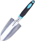 Garden Shovel Garden Hand Trowel, Heavy Duty Gardening Hand Tools with Ergonomic Handle, Rust Resistant Small Garden Spade for Diligent Farmer Soil Excavation, Planting and Transplanting (Blue)