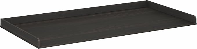 Furinno RAVEL Washer Dryer Countertop, Washer and Dryer Topper, with Edge Rails, Anti Slip Pads, 27.5 D x 54 W, for Laundry Room Organization and Storage, Espresso