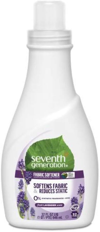 Seventh Generation Fabric Softener, Lavender, 32 Fluid Ounce