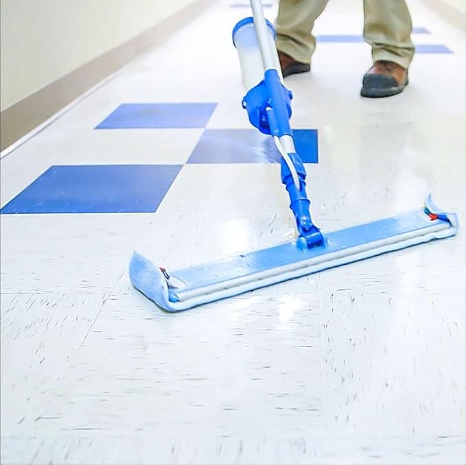 Zep High Traffic Floor Polish - 5 Gal (1 Pail) ZUHTFF5G - Scuff and Slip Resistant Durable Floor Finishing Polish for Vinyl (VCT), Sealed Concrete, Rubber, Tile, and Terrazzo Floors