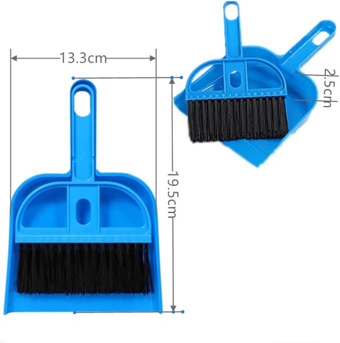 Small Broom and Dustpan Set Mini Dustpan and Brush Set Childrens Cleaning Set for Table Desktop Counter Drawer Keyboard Office Home Car Cleaning Small Animals