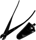 KAKURI Bonsai Wire Cutter 8" (205 mm) Heavy Duty Professional Bonsai Tool, Japanese Carbon Steel, Black, Made in JAPAN