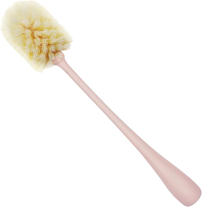 Long Bottle Brush, 12.59 in Bendable Cleaner Brushes for Cleaning Neck Beer Bottles, Wine, Baby Bottles, Water Bottles, Tumblers, Flask, Bird Feeder, Vase, Pipes and Brewing Supplies White/1Pack