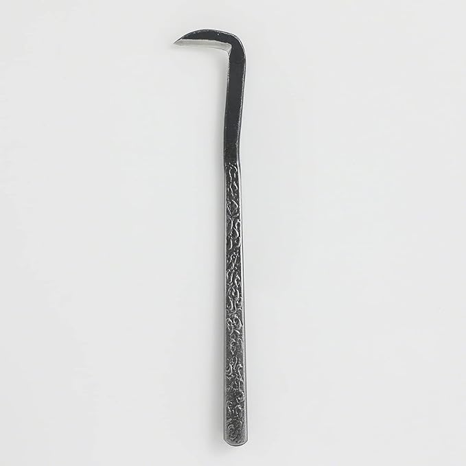 Wazakura Bonsai Scraper Jin Sickle Knife Made in Japan in Carbon Steel, Shari Carving Tool, Japanese Dead Wood and Bark Grafting Cutter