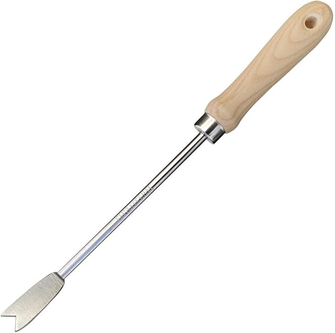 tBesme Hand Weeder Tool Stainless Steel Manual Hand Weeder Easily Removes Dandelions, Thistles, Burdock and Other Invasive Weeds
