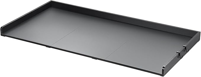 VEVOR Washer Dryer Countertop with 3 Splicing Panels, 54" x 27" Wooden Washer and Dryer Countertop with Non-Slip Pads, Water-Resistant Laundry Topper for Laundry Room Organization and Storage, Black