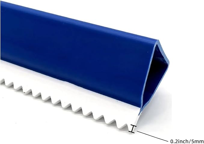 20 Inch Teeth Notched Squeegee, Epoxy Squeegee for Self Leveling Cement Urethane Epoxy Floor Tools, Lightweight Floor Wall Spreader, Professional Tool for Garage Floors Driveways Walls #20