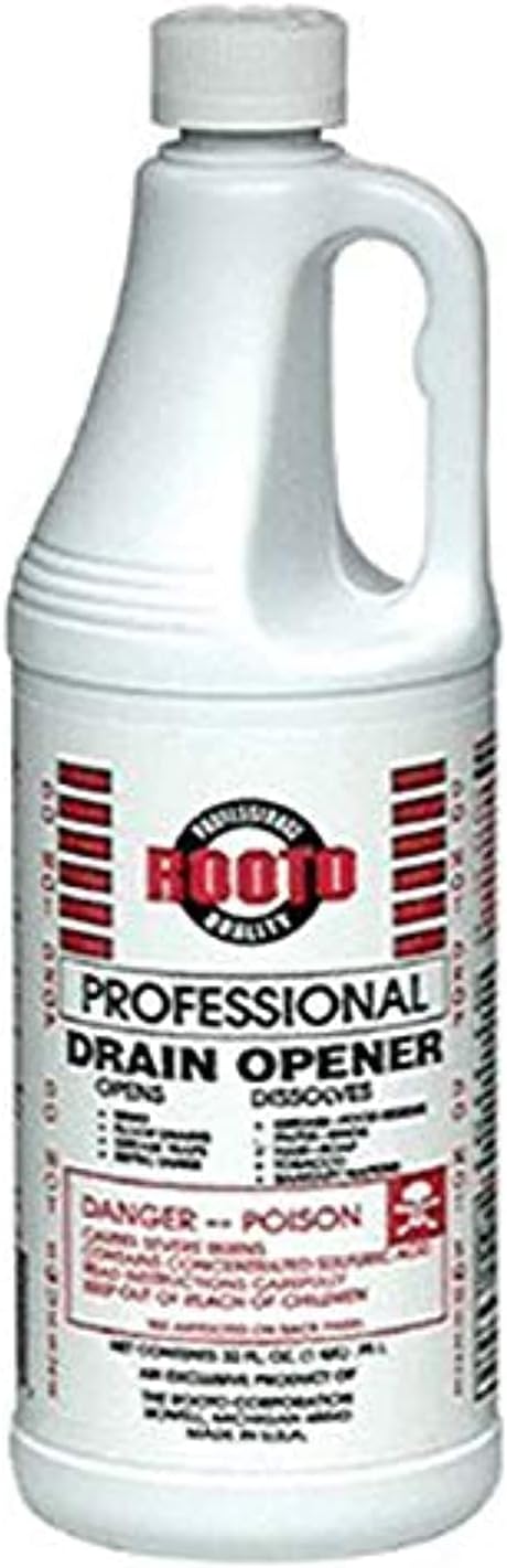 Professional Drain Opener|Deep Penetration|Opens Drains|Dissolves Grease and Residues from Septic Tanks,Bathrooms,Toilets,Kitchen Pipes|Easy to Use for Homes,Hospitals,Offices,Restaurants,etc.