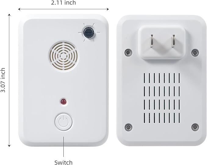 Bat Deterrent Devices: Plug in Bat Deterrent for Attic,Outdoors & Indoors - Bats Removal Keep Away System for Porch,House,Friendly to Human & Pet (4)