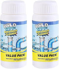 Dodorado Wild Sink and Drain Cleaner Powder,Powerful Foaming Pipe Cleanser Powder - Kitchen, Bathroom Drain Opener for Clog Prevention (2 PCS)