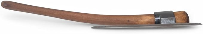 Hand-Forged Hewing Bearded Broad Axe – European Style | Timber Framing, Log Building & Woodworking Tool | Razor-Sharp High-Carbon Steel Blade with Offset Curved Beechwood Handle