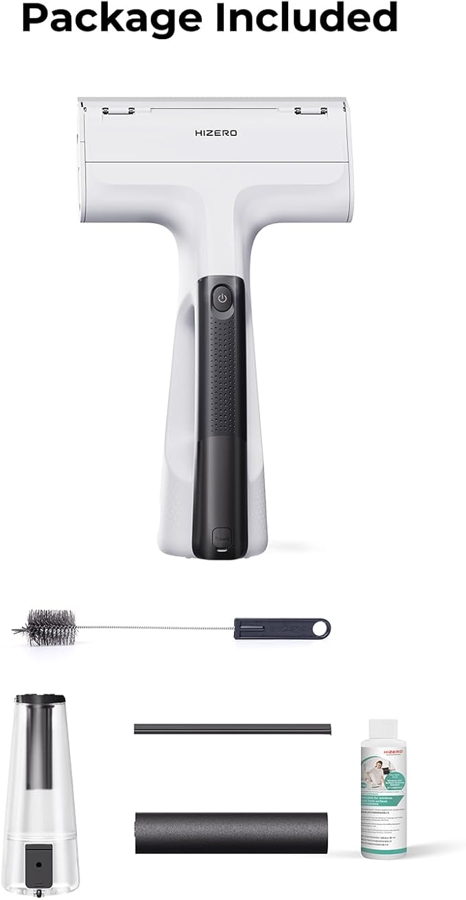 Hizero Handheld Multi-Surface Cleaner for Tables, Desks, Countertops,Glass and Mirrors – Cordless Hard Surface Cleaning Tool that Leaves Surfaces Streak-Free and Dry, No Rags Needed(H100)
