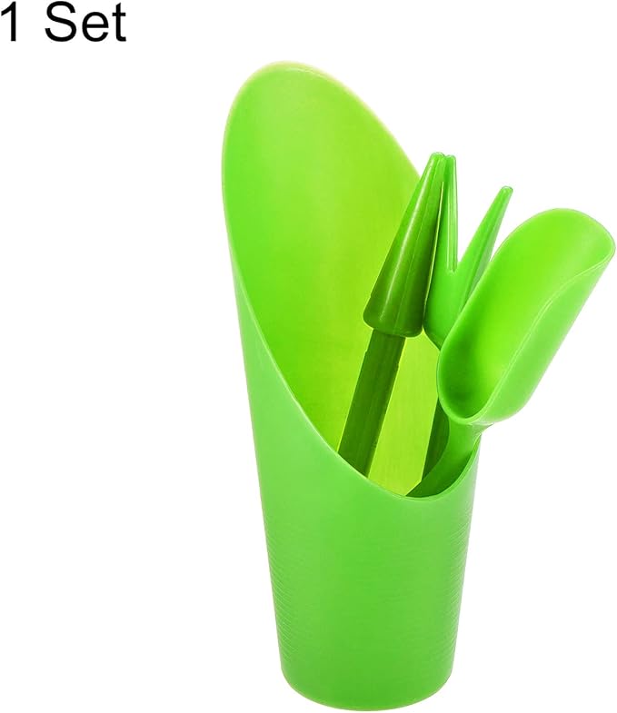 MECCANIXITY Garden Shovel Hand Tools Transplanting Succulent Cultivation Digging Scoops Kits, Green