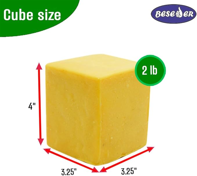 Grease Trap Cleaner cubes for wastewater treatment from grease and oil, 4bln. CFU/g (4 cubes x 2 pounds = 8 pounds)