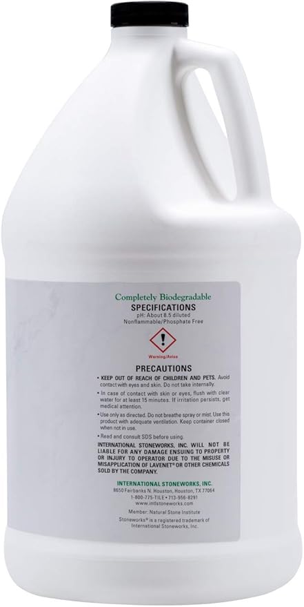 Lavenet Concentrate (1 Gallon) pH-balanced cleaner for marble, granite, travertine, limestone, terrazzo, slate, flagstone and other natural stones