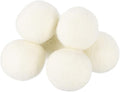 uxcell 6 Pcs Wool Dryer Balls, 1.6 Inches Wool Laundry Dryer Balls for Reducing Clothing Static and Wrinkles, White