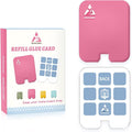 36 Pcs Sticky Refill Glue Cards, Compatible with Safer Home SH502, Dynatrap DT3005W-DS3, DT23005-06, Targets Moth, Fly, Mosquito, Gnat and More, Safe and Super Sticky (Peach Pink)