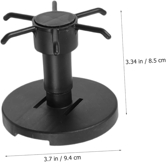 NUOBESTY 3pcs Kitchen Utensil Hooks Set Nail-Free Plastic Rotating Hanging Organizer for Kitchen Cabinet Storage