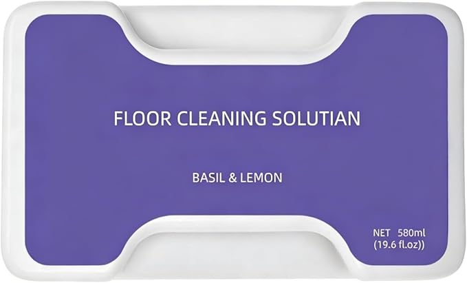 Robot Vacuum and Mop Floor Detergent Compatible For Narwal Freo Z Ultra/Freo Z10,580ml Lemon and Basil Scent Floor Cleaner.(1 Bottle)